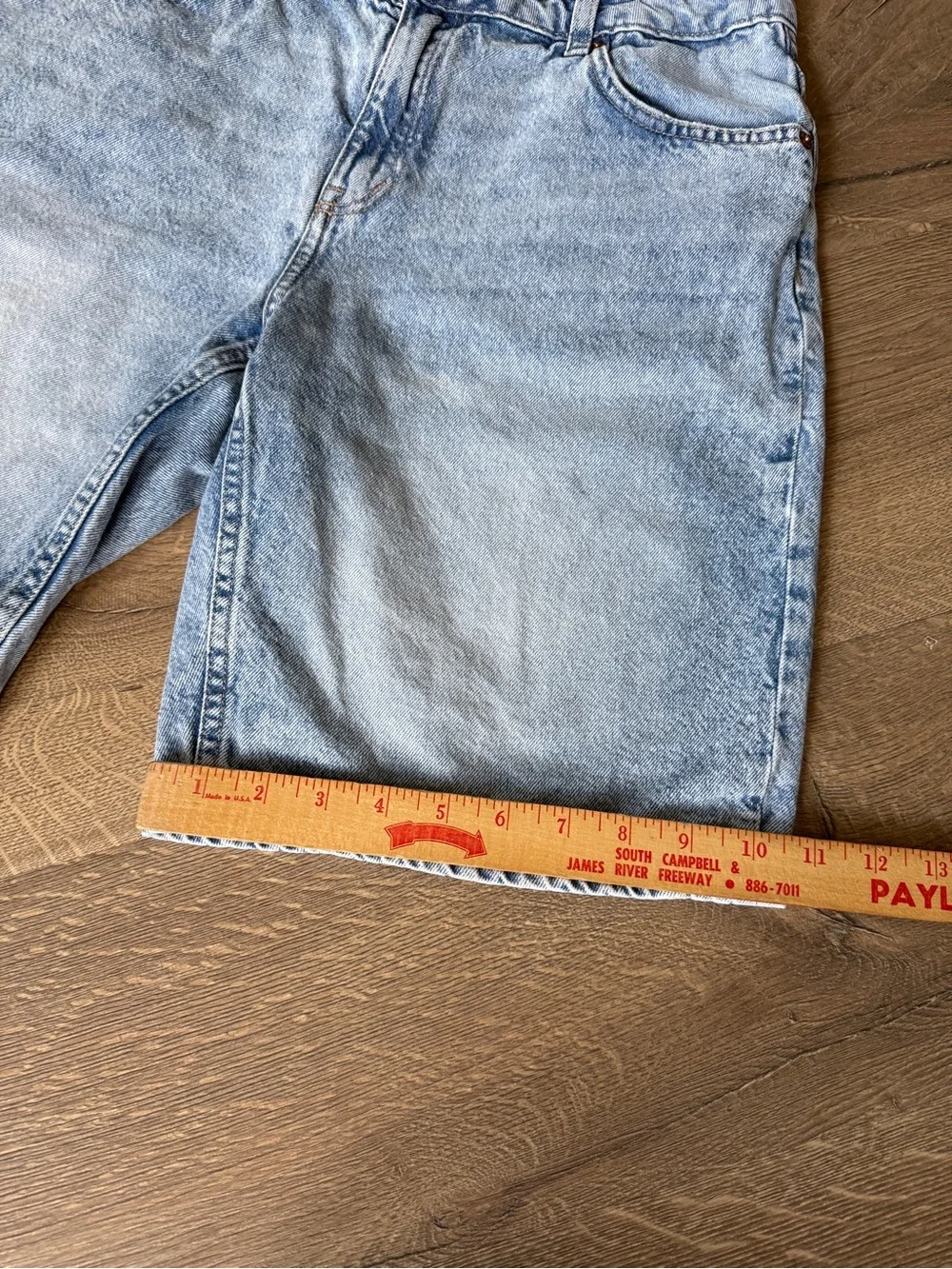 H&M Light Blue Denim Jean Shorts